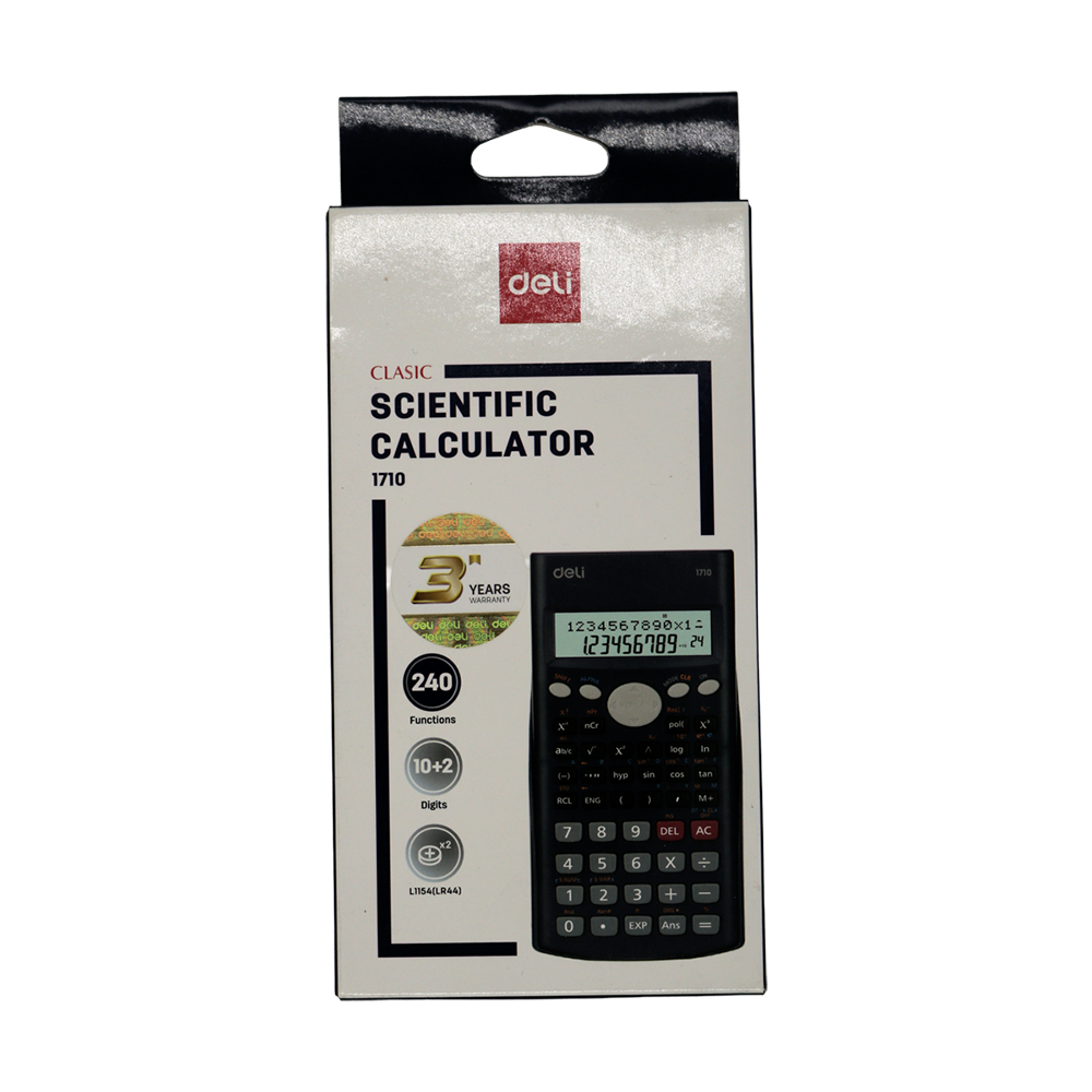 Calculatrice scientifique 1710 Deli