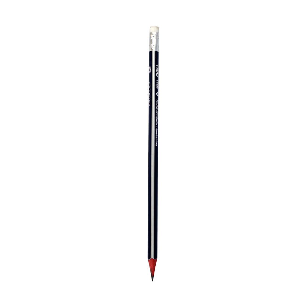 Crayon graphite HB + gomme Deli