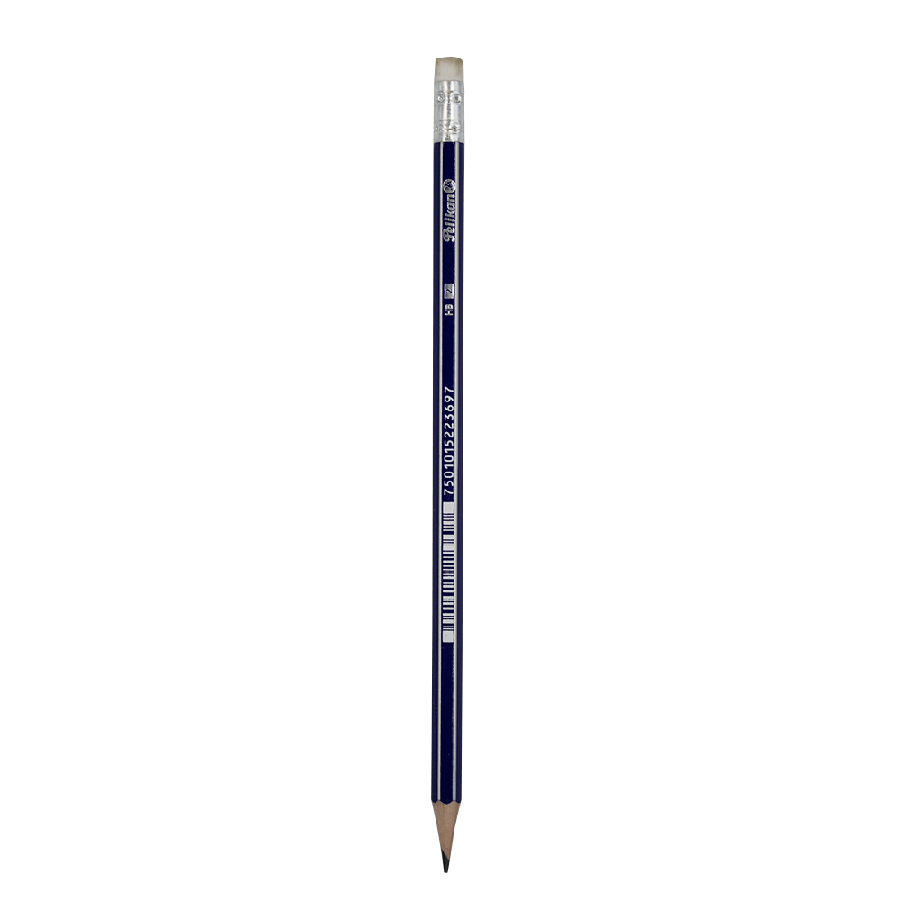 Crayon graphite HB avec gomme Pelikan