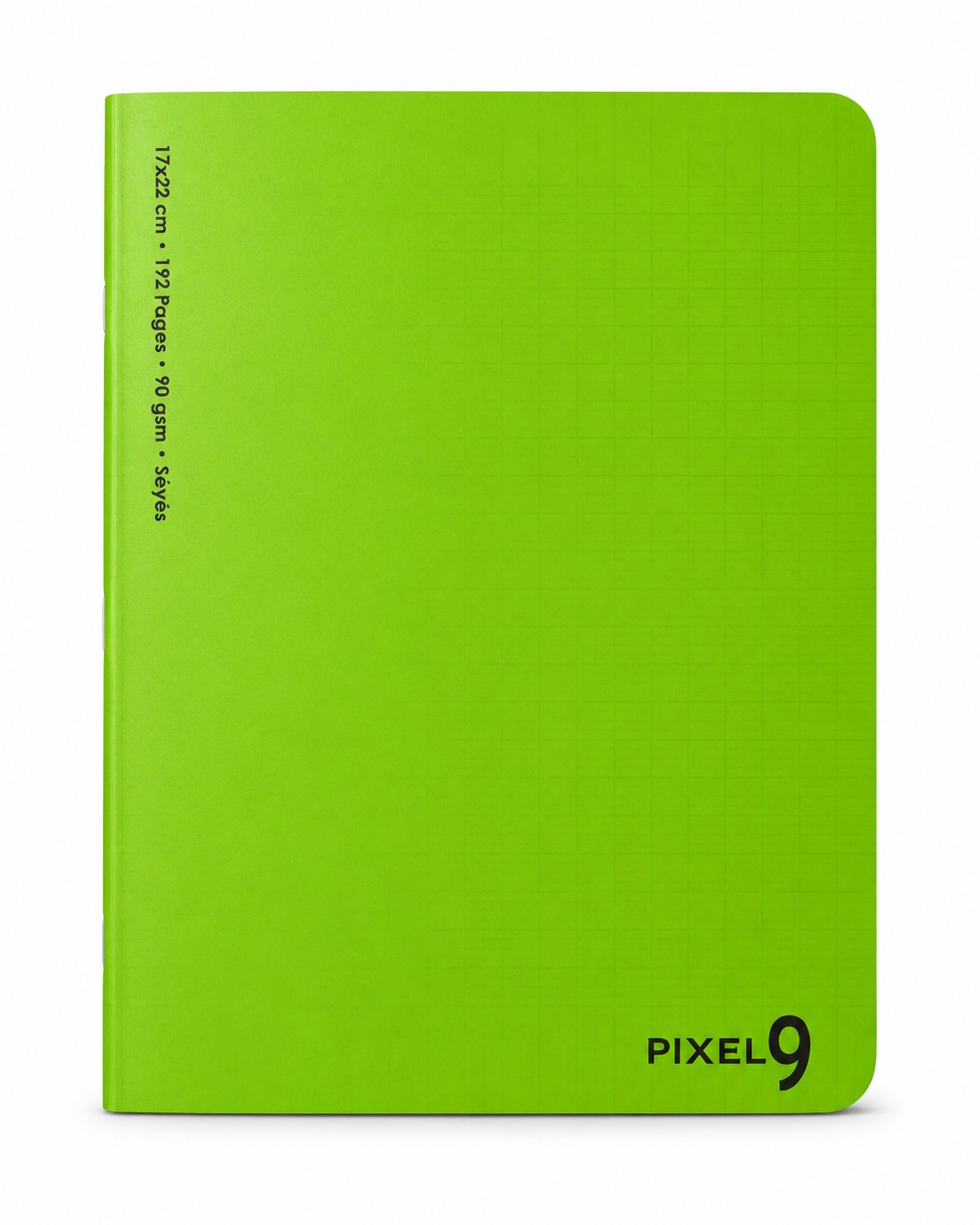 Cahier polypro petit format vert 192 pages