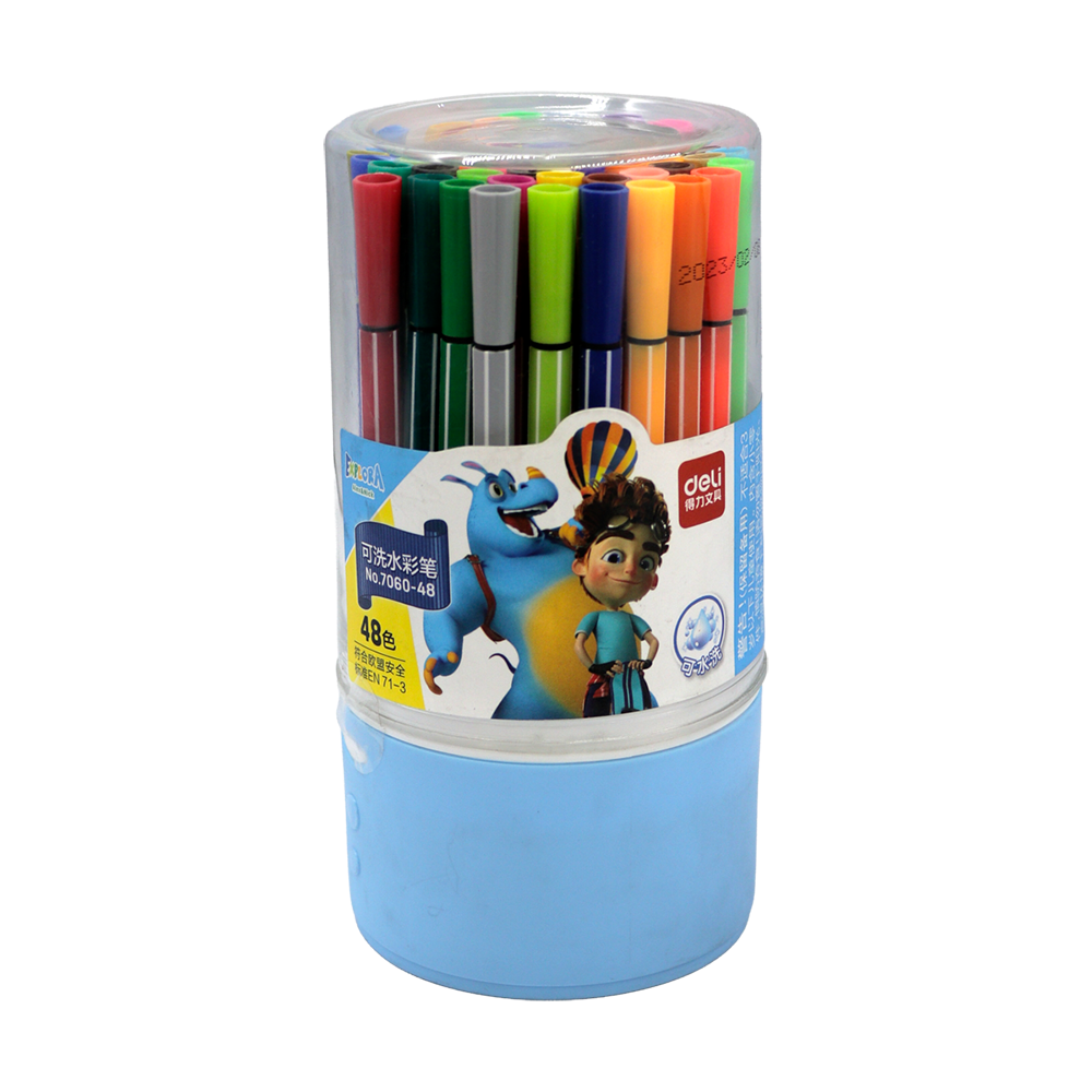 Feutre 48 couleurs double pointe Deli Every