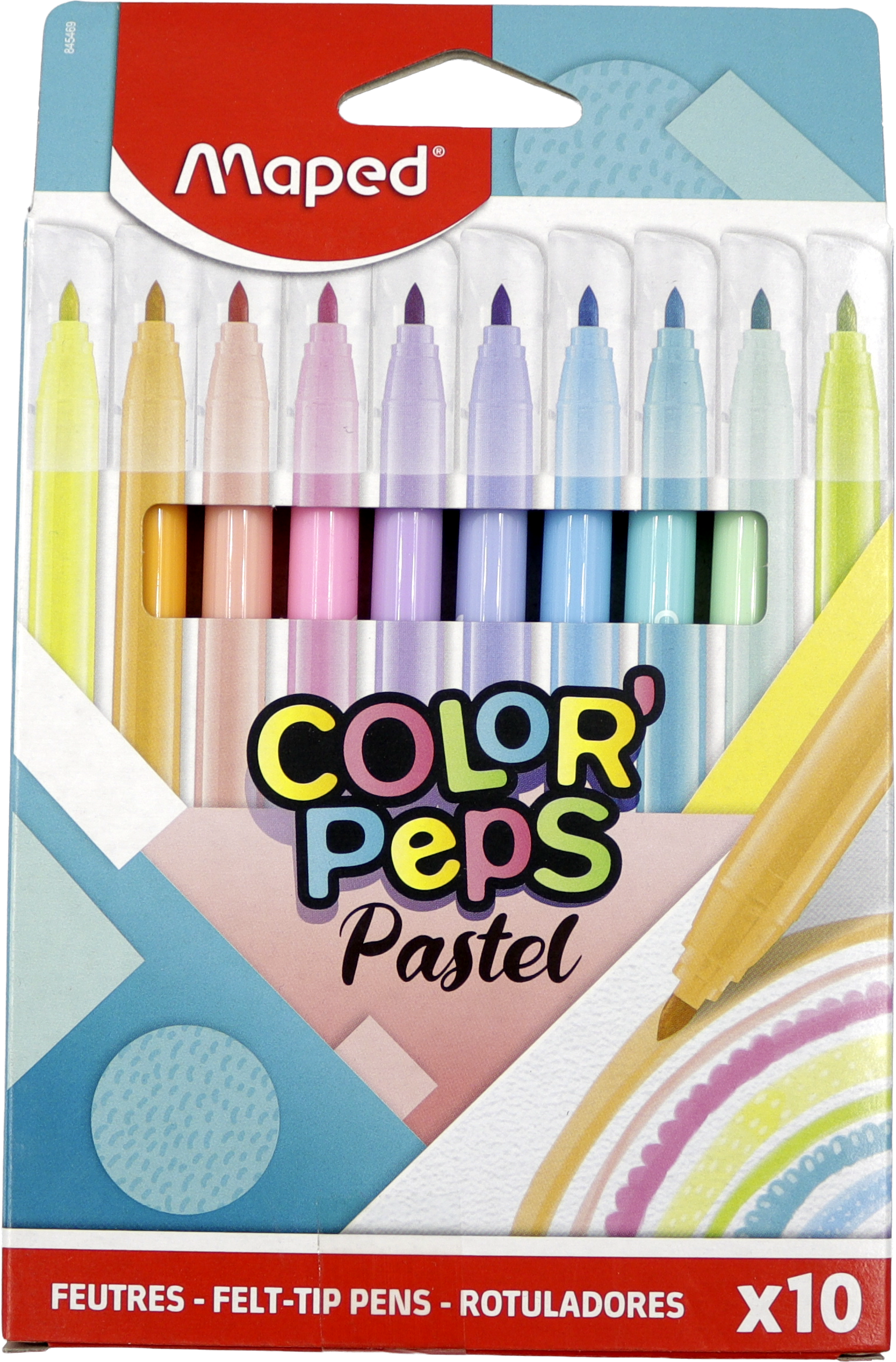 Feutres pastel 10 couleurs Color'Peps Maped