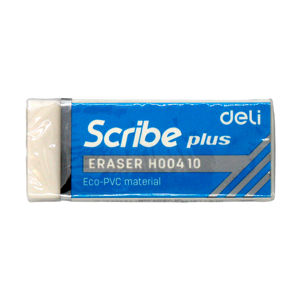 Gomme blanche Scribe Deli 60×24×12mm