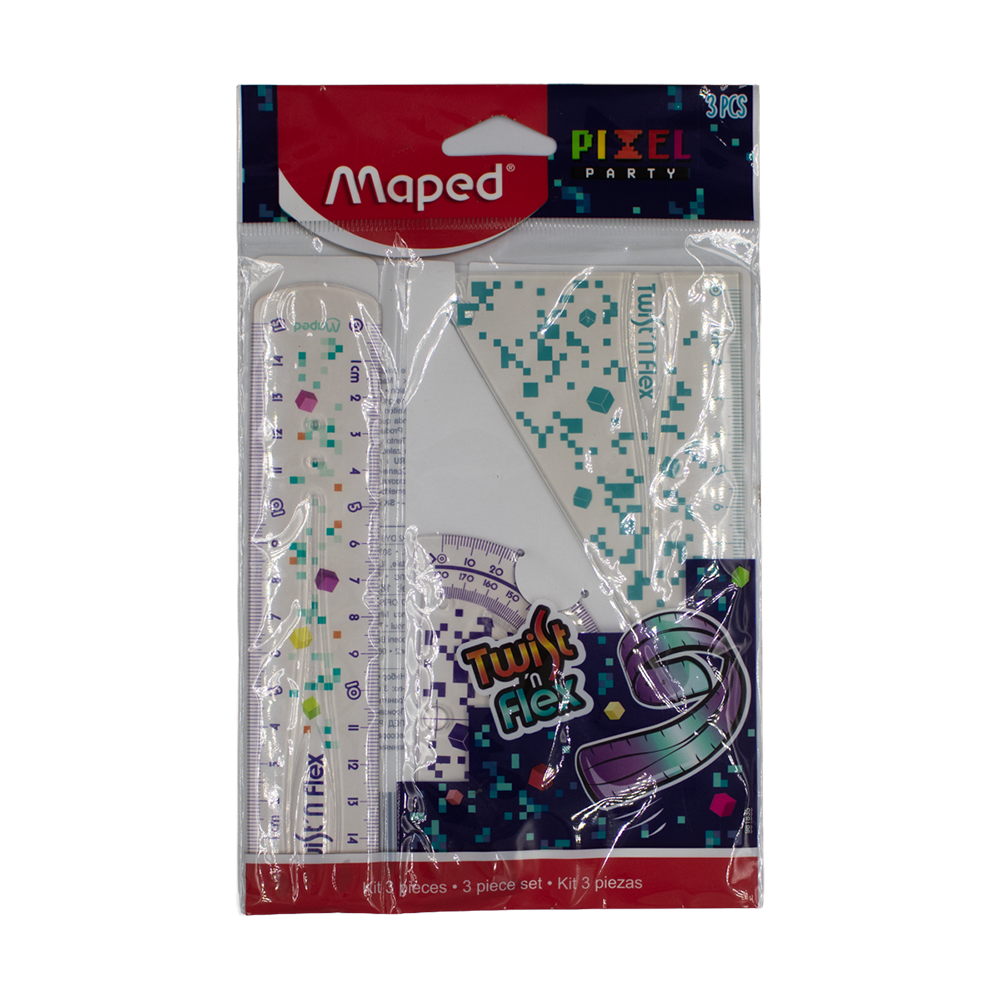Kit traçage 4 pièces Pixel Party Maped