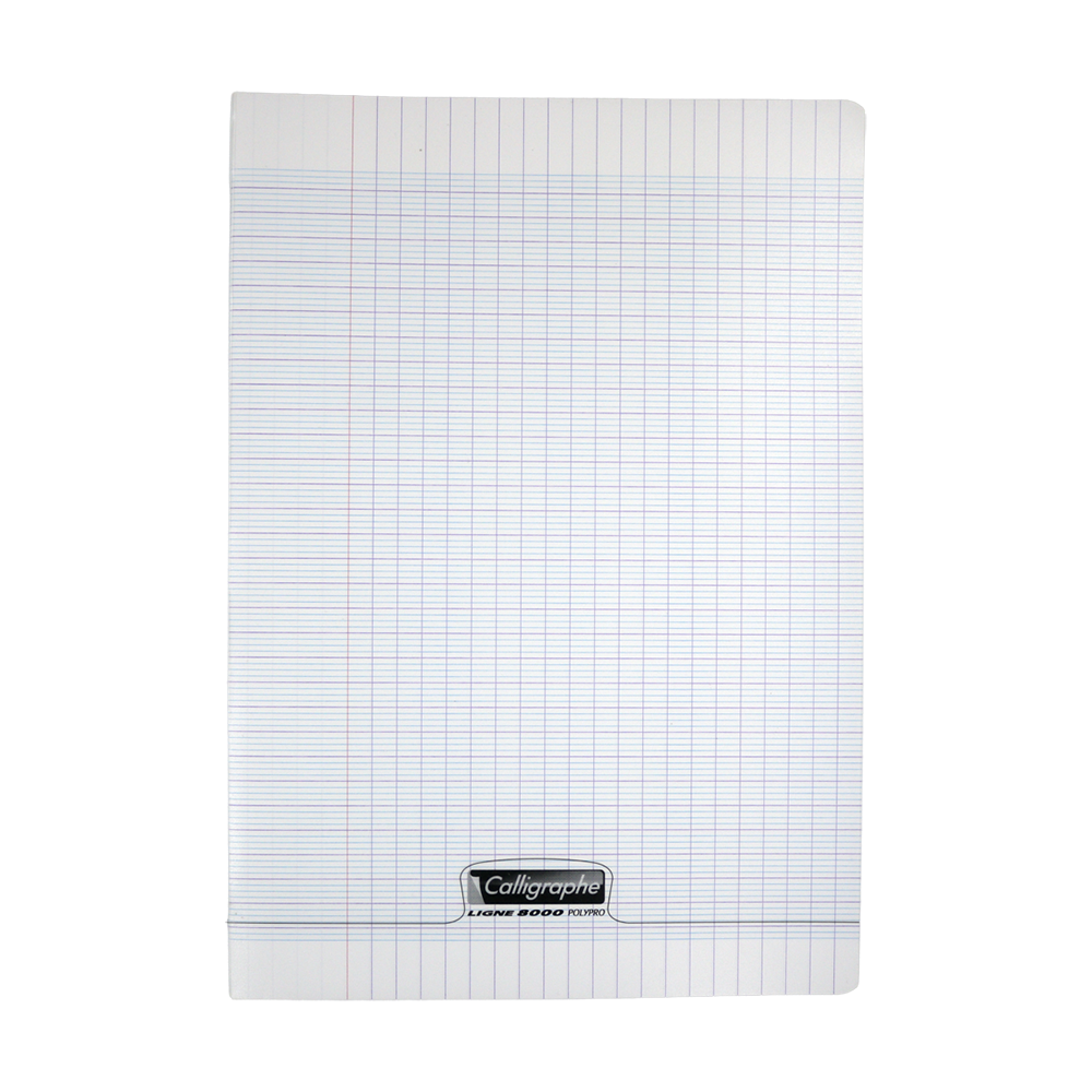 Cahier calligraphe polypro trans A4 96 pages