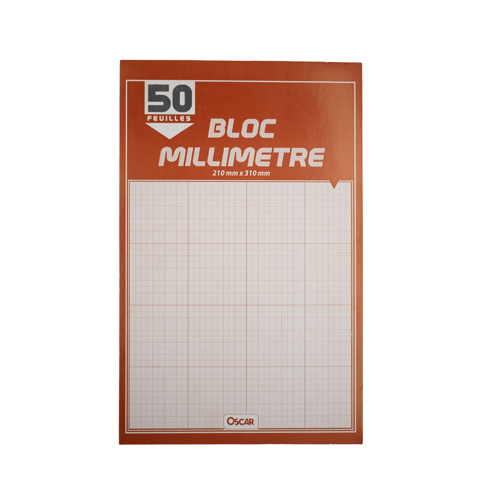 Papier millimétré A4 satin Elyte 50 feuilles 70g