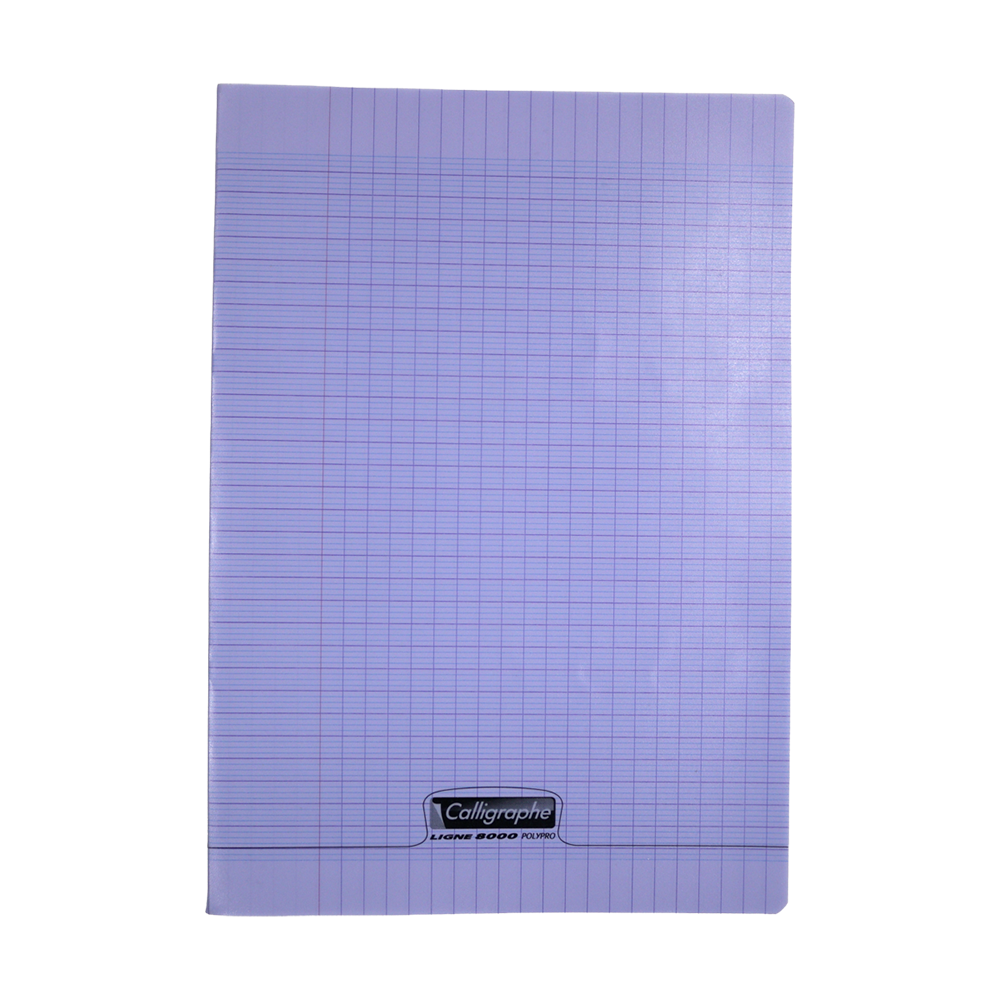 Cahier calligraphe polypro violet A4 96 pages