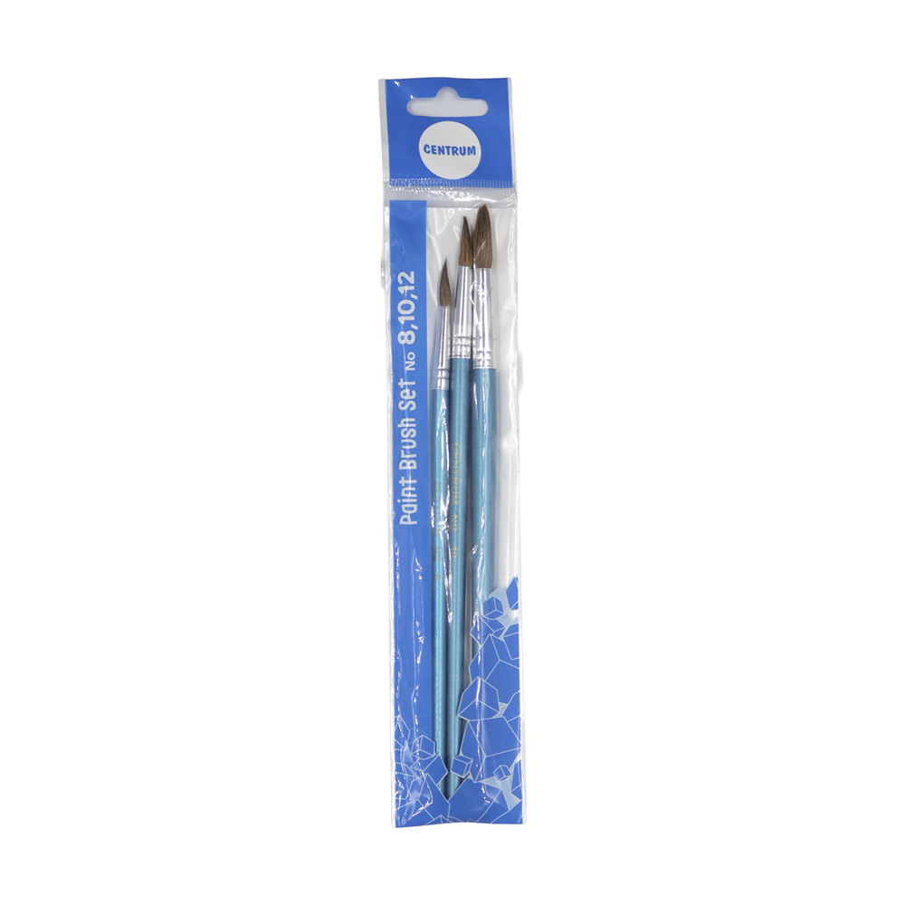 Pinceaux ronds Centrum n°2-4-6 (3 pièces)