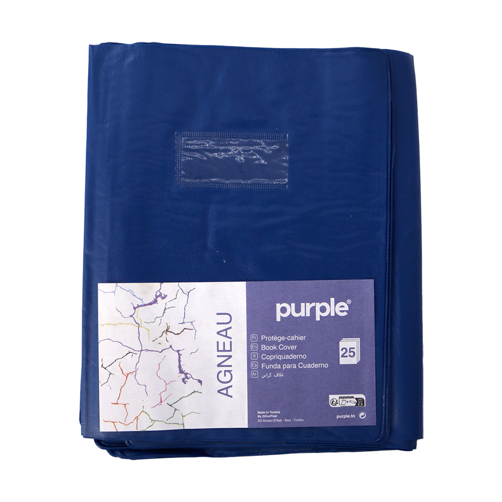Protège-cahier bleu A4 Officeplast