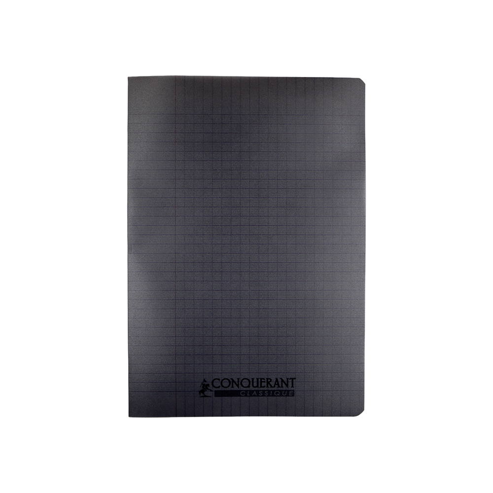 Cahier Conquérant Seyes 96 pages A4 polypro gris