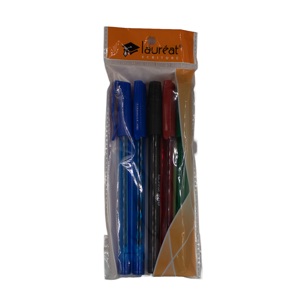 Pochette de 5 stylo à bille