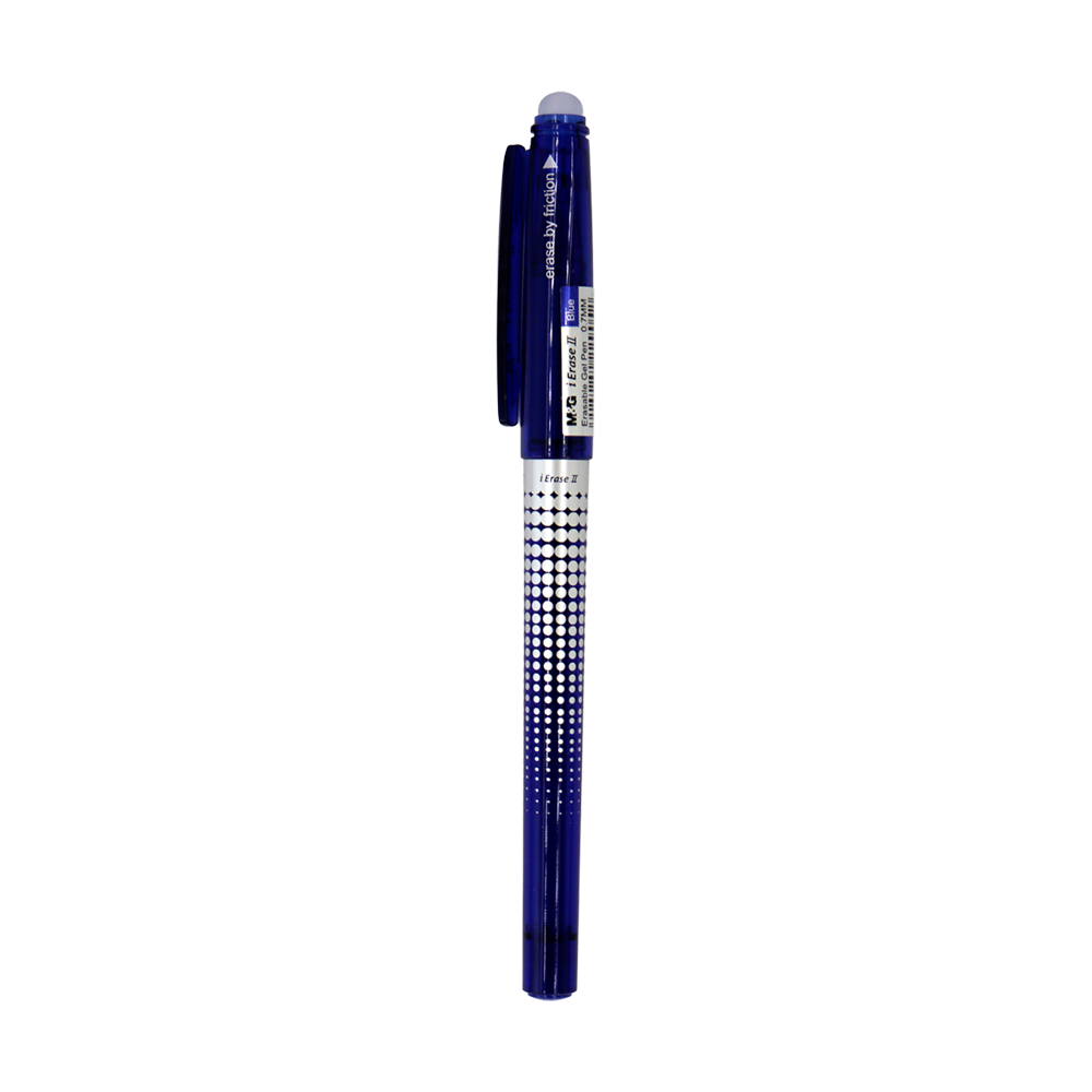 Stylo gel effaçable bleu 0,7mm M&G 61173