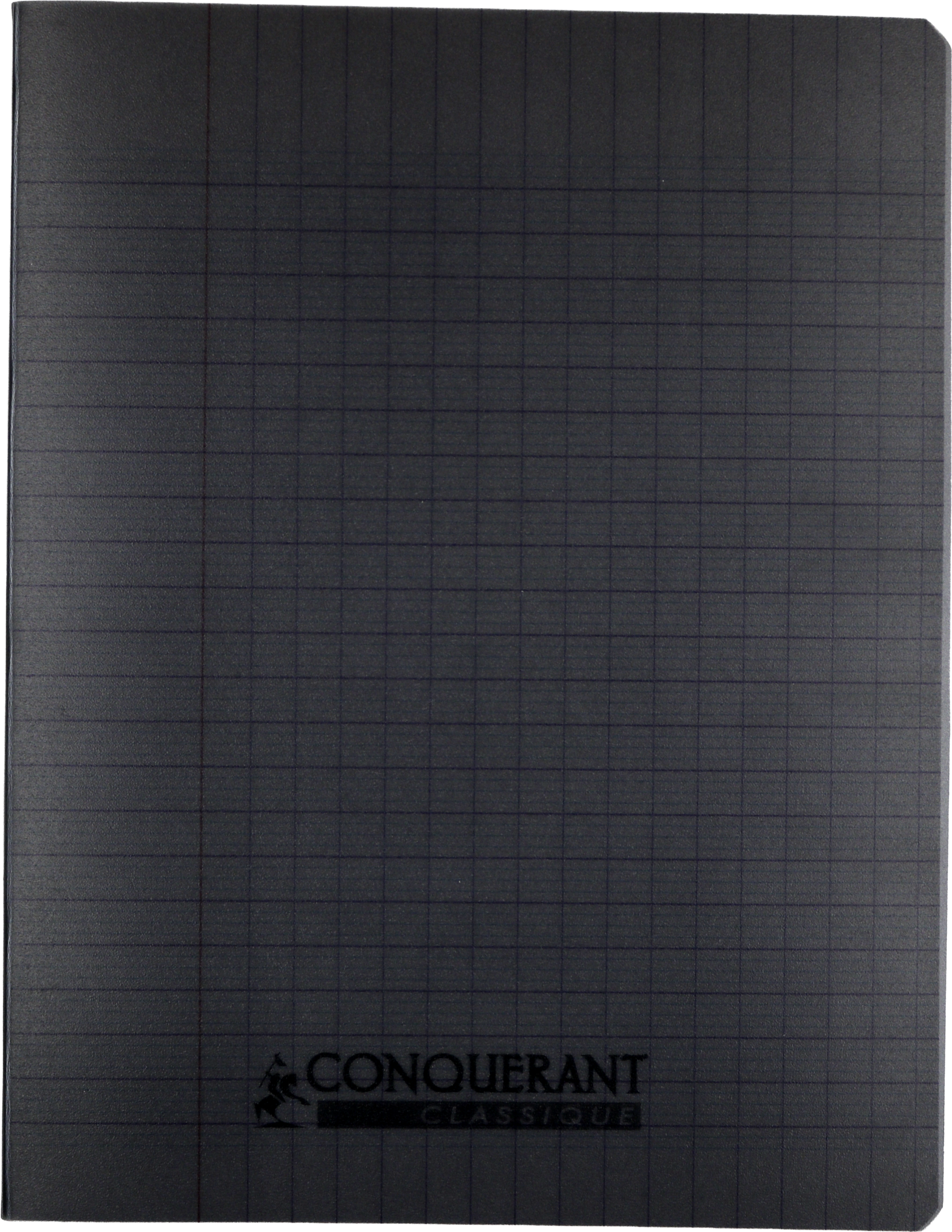 Cahier Conquérant Seyes petit format 96 pages polypro gris