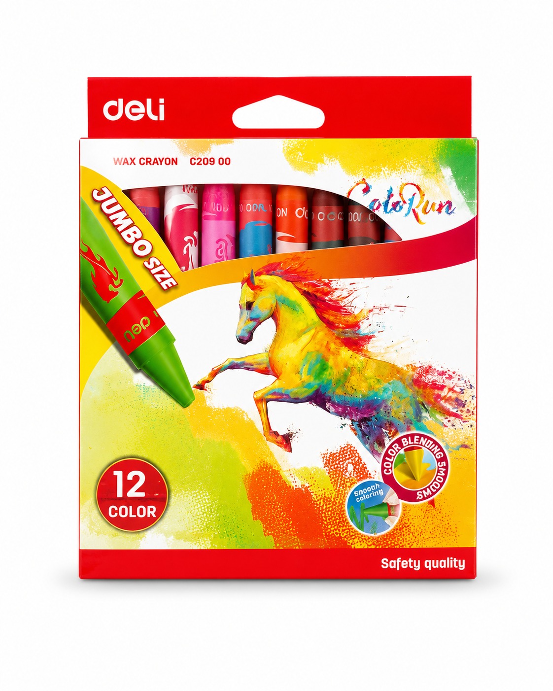 Craies de cire 12 couleurs
