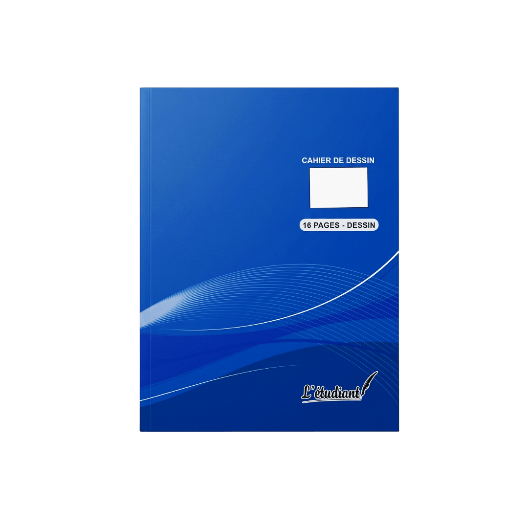 Cahier de dessin uni A4 - 16 pages