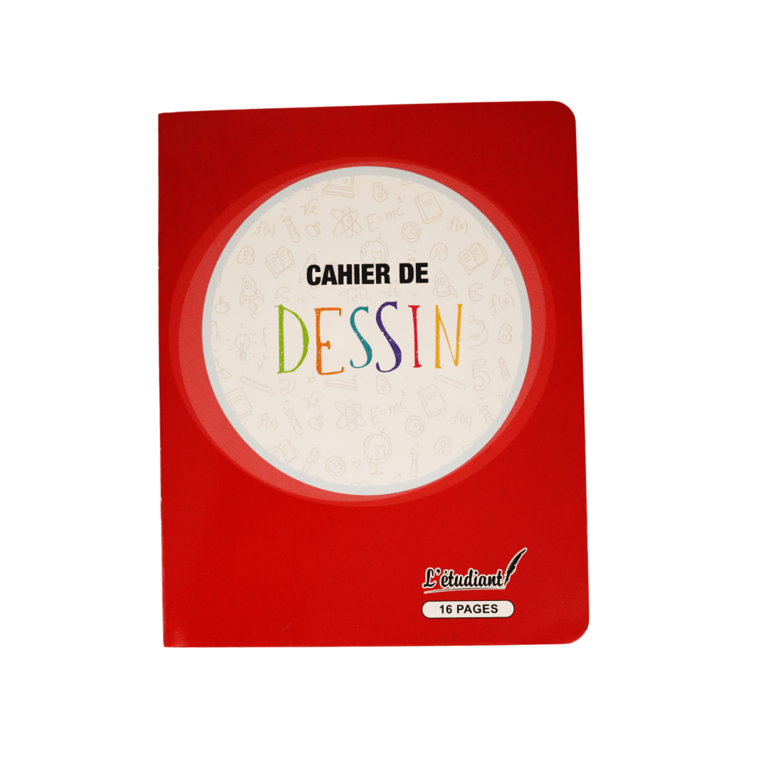 Cahier de dessin uni petit format - 16 pages