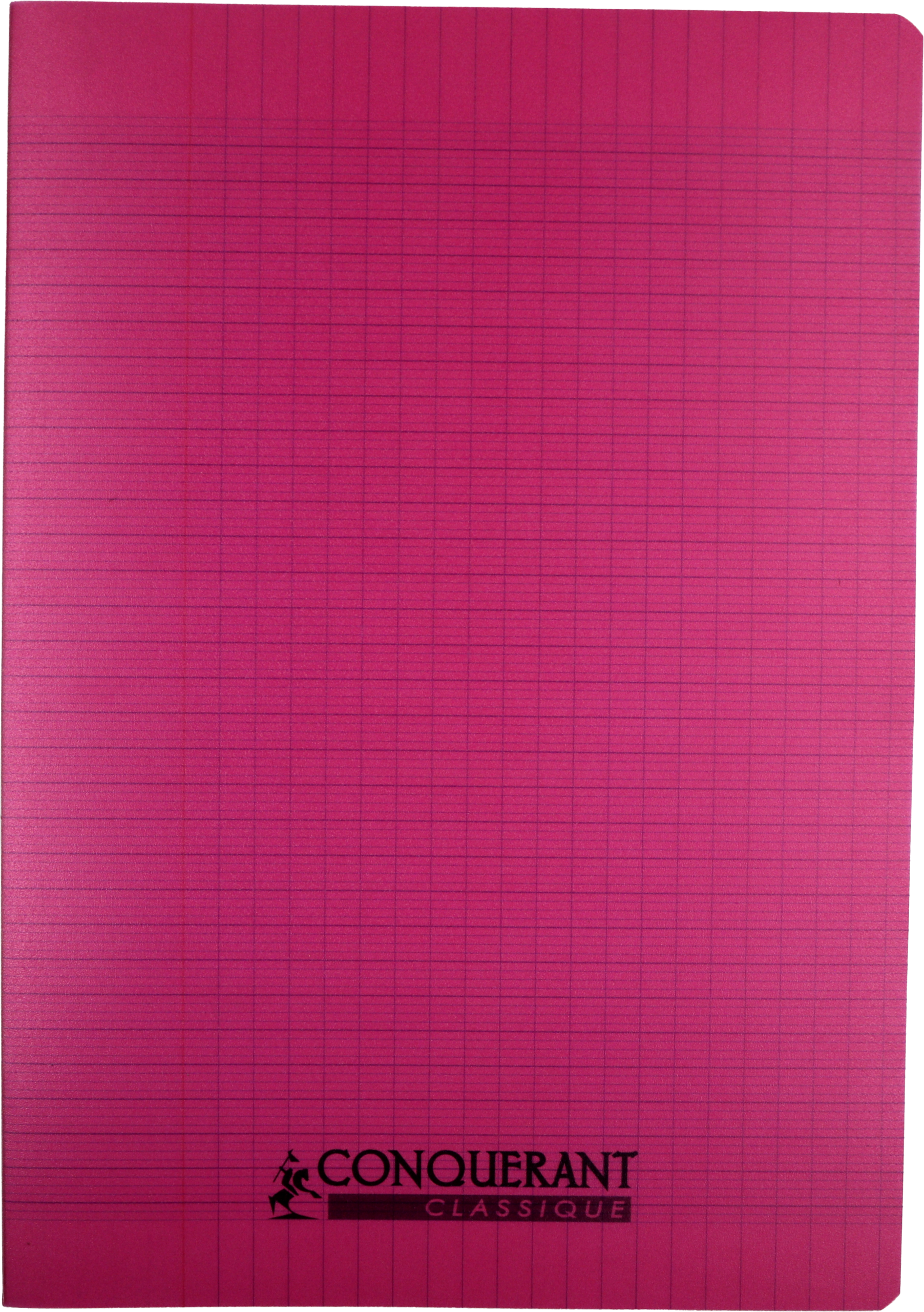 Cahier Conquérant Seyes petit format 96 pages polypro rose