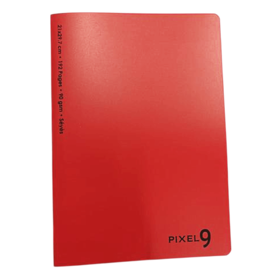Cahier polypro rouge A4 192 pages 90 g