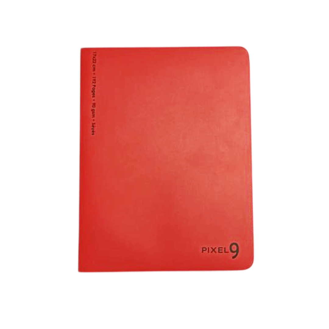 Cahier polypro petit format rouge 192 pages