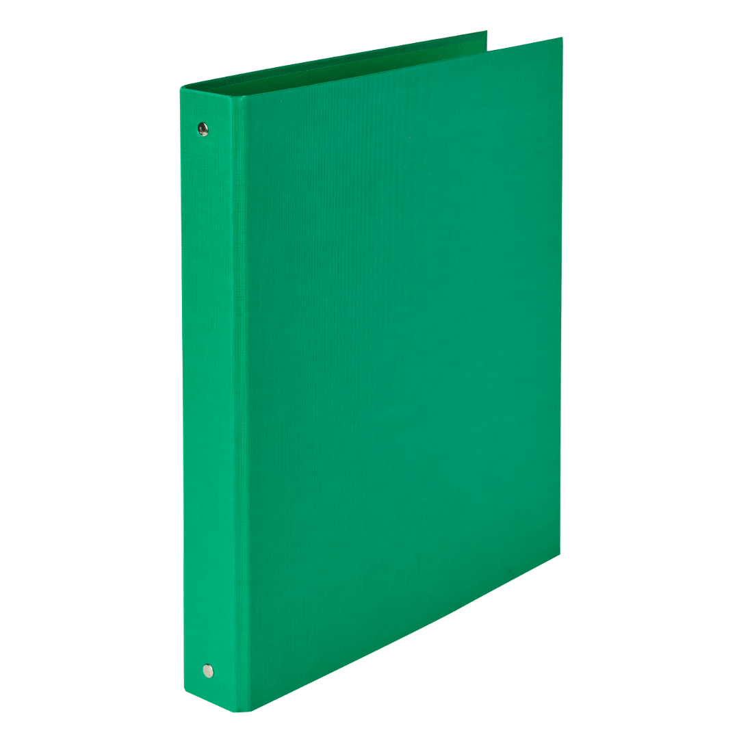Classeur rigide vert à 4 anneaux dos 40 mm