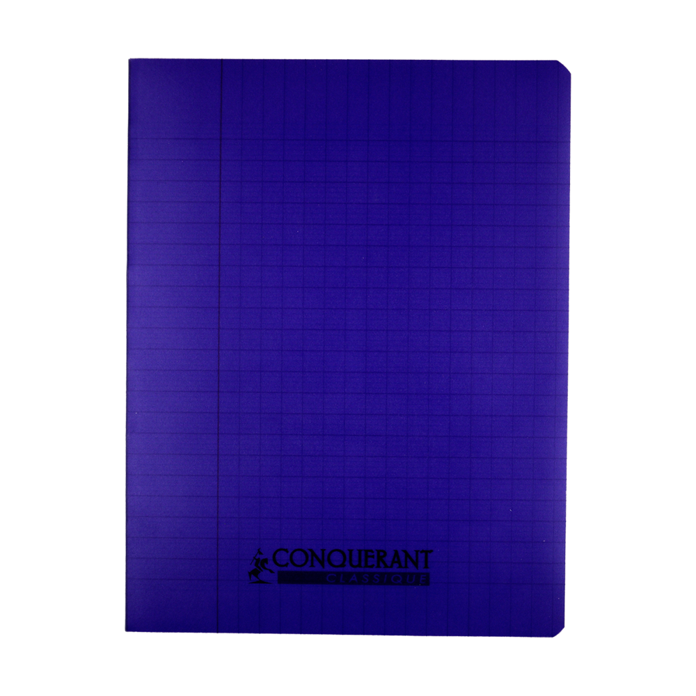 Cahier Conquérant Seyes petit format 96 pages polypro violet