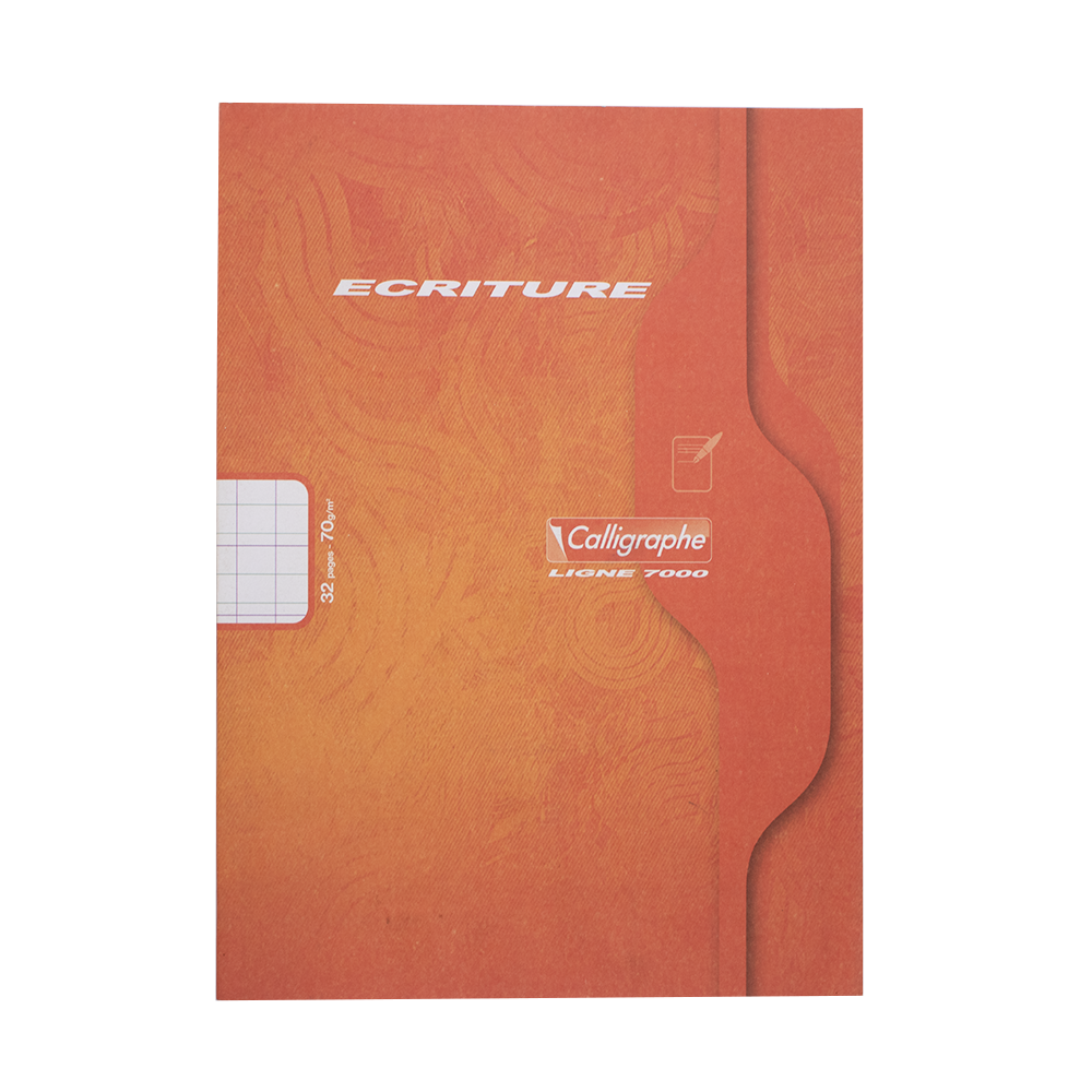 Cahier écriture calligraphe petit format 32 pages 56g